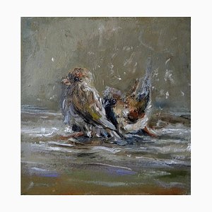 Ohanyan Kamsar, Bathing, 2020, Huile sur Toile