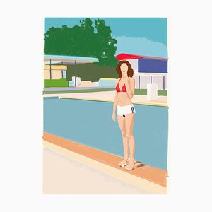 Lucy im Schwimmbad, 2020