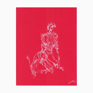 Michael Alan, Buck Naked, 2021, Silkscreen on Paper