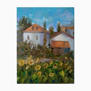 Ohanyan Kamsar, Sunflower Garden, 2021, Oil on Canvas