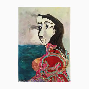 Leticia de Prado, Amanacer, 2019, Oil & Mixed Media on Canvas
