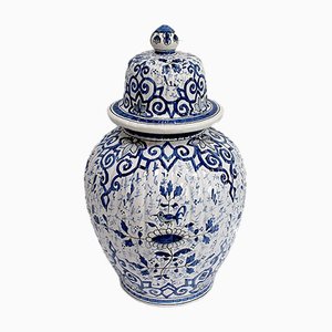 20th Century Delft Earthenware Vase