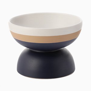 Navy Footed Bowl by Ettore Sottsass for Bitossi