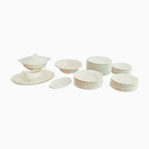 Steingut Geschirr Set von J & G Meakin, 62er Set