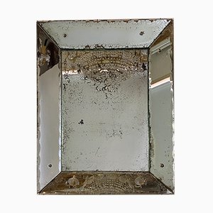 Antique Mercury Glass Mirror, 19th Century