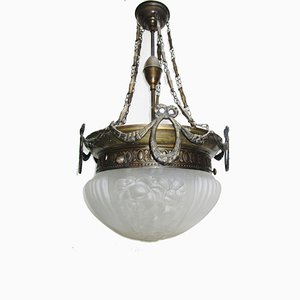 Lámpara de techo modernista de cristal