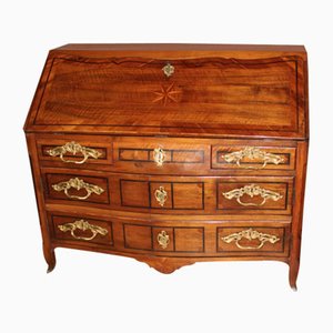 Louis XV Scriban Chest of Drawers with Marquetry, 18th Century
