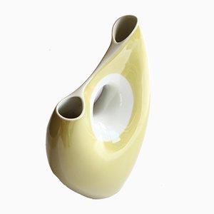 Vaso Freeform in porcellana di Beate Kuhn per Rosenthal Kunstabteilung, anni '50