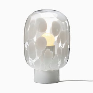 Flakes Table Lamp in White by Hanne Willmann for Favius