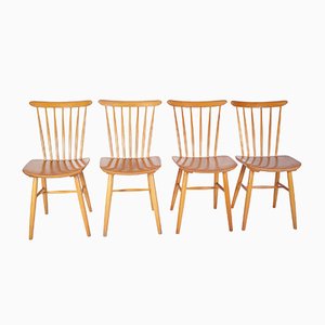 Mid-Century Dining Chairs from TON, 1960s, Set of 4