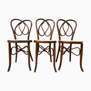 Chaises en Bois Courbé, 19ème Siècle, Set de 6