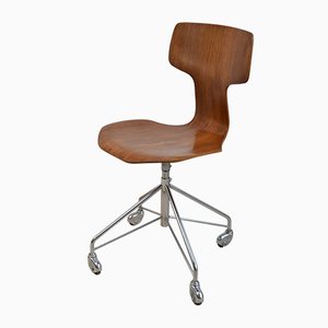 Adjustable Model 3113 Desk Chair by Arne Jacobsen for Fritz Hansen