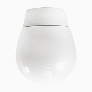 Lampada da parete o soffitto White 6000 in porcellana di Wilhelm Wagenfeld per Lindner