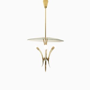 Pendant Lamp in the Style of Max Ingrand from Lumen Milano, 1950s