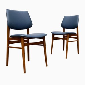 Set of Mid-Century Wooden Chairs