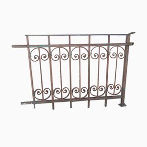 Art Nouveau Forged Grating