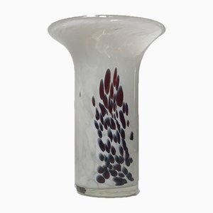 Vintage Art Glass Vase from Mdina, Malta, 1970s