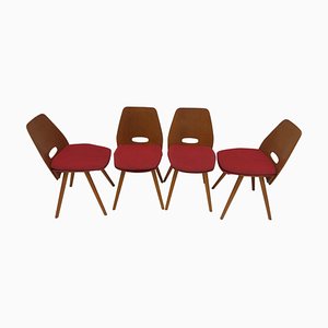 Mid-Century Dining Chairs from Tatra Pravenec, 1960s, Set of 4