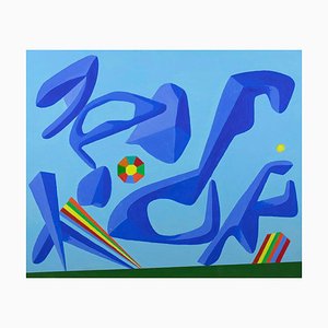 Leo Guida, Island, Oil Paint, 1992