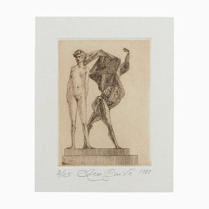 Leo Guida, Venus and Ercol, Original Etching, 1979