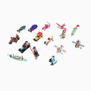 Blechspielzeug Modellautos, 1990er, 15 . Set