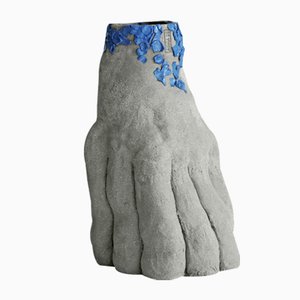 Raw Sculptural Series Ceramic Vase 07 by Anna De