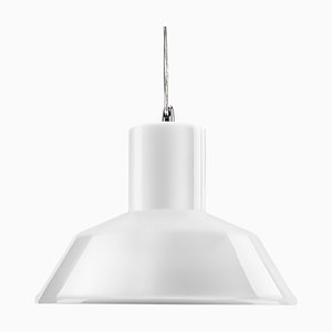 Gloss White Factory Pendant Lamp from Mineheart