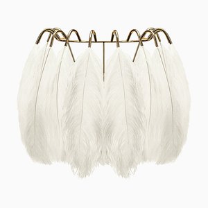 White Feather Wall Lamp from Mineheart