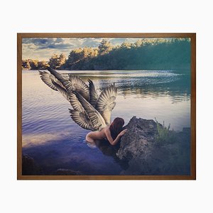Peace, Framed Medium Printed Canvas von Mineheart
