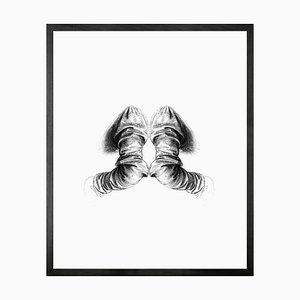 Reflection of Anatomy, Framed Medium Printed Canvas from Mineheart