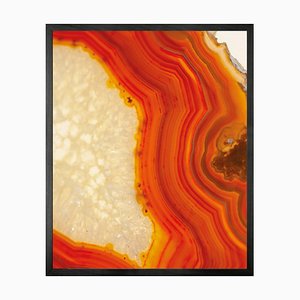 Geode 4, Gerahmte Medium Bedruckte Leinwand von Mineheart