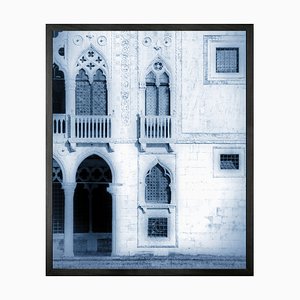 Toile Imprimée Venice Vintage 11, Medium Encadrée de Mineheart