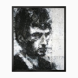 Head of Mike 5 Framed Large Printed Canvas from Mineheart