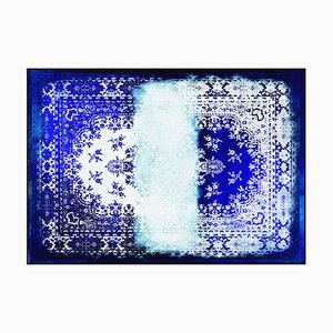 Kashan Remix Blue White Rug from Mineheart