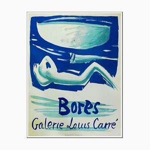 Affiche Francisco Bores, Galerie Louis Carré, 1956