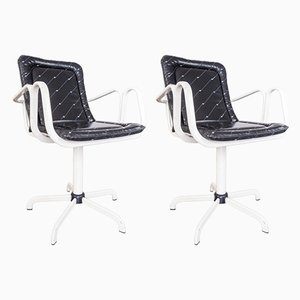 Set of Vintage Swivel Chairs by Gigli & Meglio, 1970s