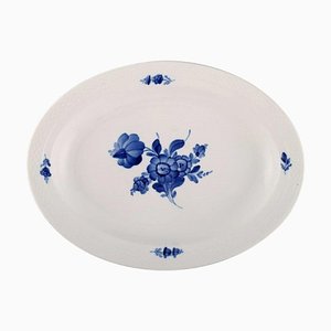 Plat à Fleur Bleue Tressée de Royal Copenhagen, 1958