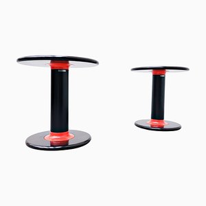 Tables d'Appoint Rocchetto par Ettore Sottsass pour Poltronova, 1964, Set de 2