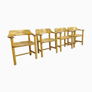 Wooden Chairs, Set of 4