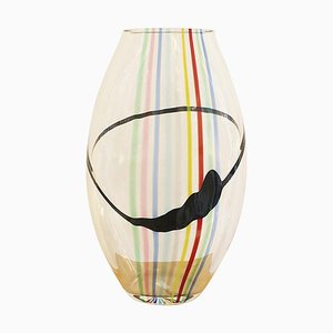 Glass Vase Seguso AV by Livio Seguso for Oggetti, Italy, 1970s