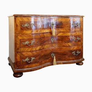 18th Century German Baroque Chest of Drawers in Walnut