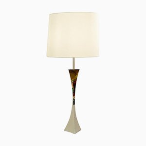 Lámpara de mesa italiana de cromo de A. Tonello & A. Montagna Grillo para High Society