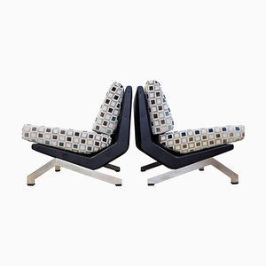 Futurist Armchairs by Giulio Moscatelli for Forma Nova, Italy, 1960s, Set of 2