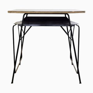 Desk in Formica, Metal and Wood by Willy van der Meeren for Tubax, 1950s