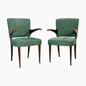 Italian Armchairs by Guglielmo Ulrich, 1950s, Set of 2