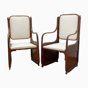 Set of Bentwood Armchairs by Koloman Moser, Viennese Secession, 1900s