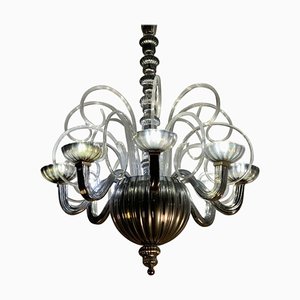 Lampadario in vetro di Murano