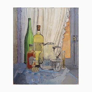 Victor Petré, Still Life Painting sobre lienzo, Bélgica, años 60