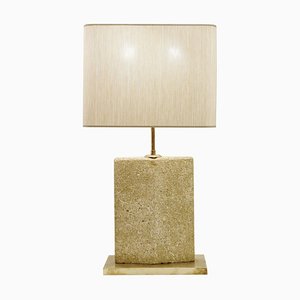 Large French Stone Table Lamp, 1960s