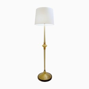 Cordonato D'Oro Murano Table Lamp from Barovier & Toso, 1950s